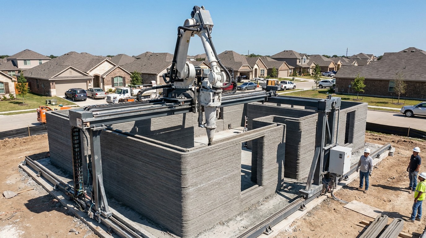 A Robot Printed 100 Houses in Texas. Your Neighborhood Could Be Next.