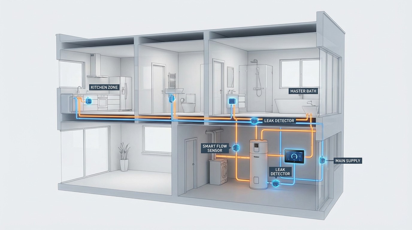 You Waste 11,000 Gallons a Year Waiting for Hot Water. Your Plumbing Layout Is Why.